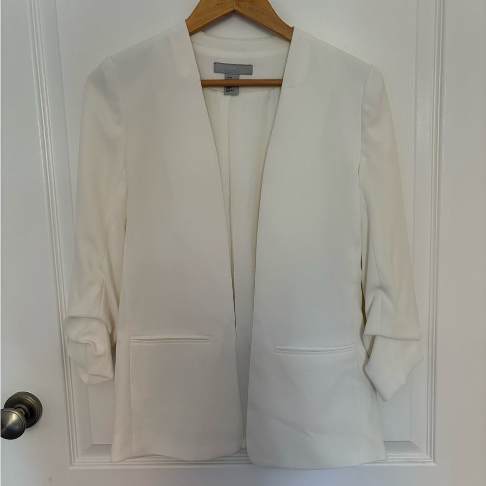 H&M Off-White Women's Suit Jacket